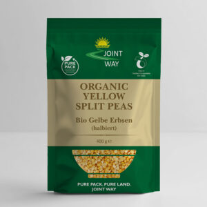 Groch łuskany żółty