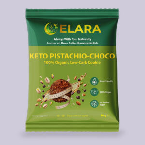 Pistacjowo-czekoladowe ciastko keto