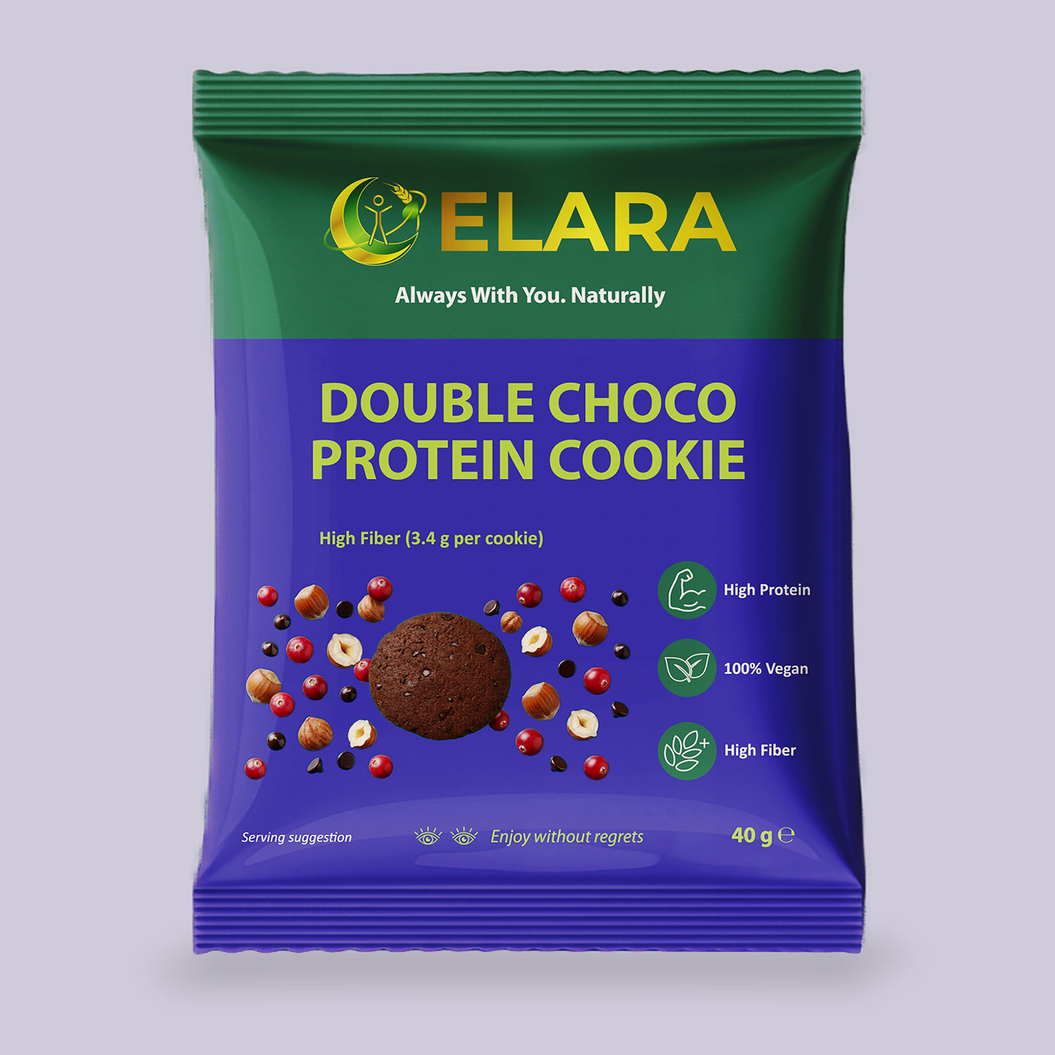 Double Choco Protein Cookie